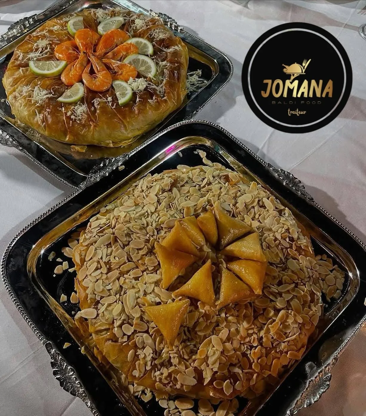 Pastilla aux amandes et pastilla aux fruits de mer – Jomana Baldi Food